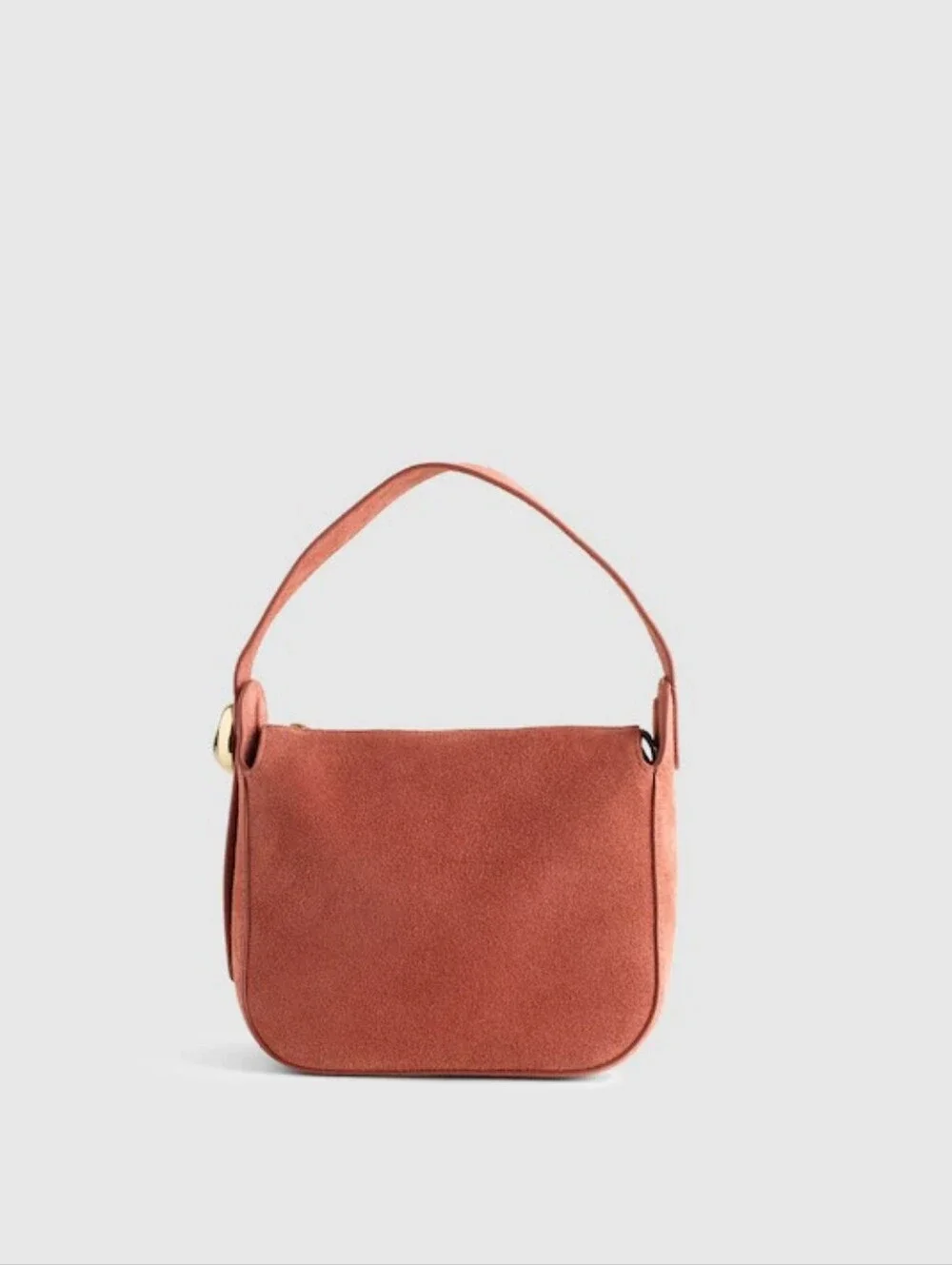 NWT Madewell The Sculpted Metal Wristlet Bag